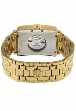 Gevril Men's Avenue of America's 15100B Swiss Automatic IP Yellow Gold White dial, Yellow Gold Stainless Steel Watch -Gevril Sales Shop gevril 0267 3599436 3