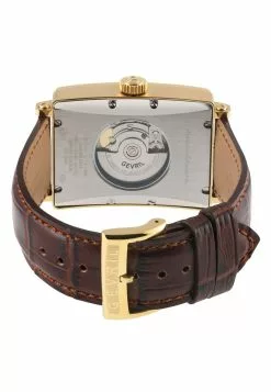 Gevril Men's Avenue of America's 15100-7 Swiss Automatic IP Yellow Gold White dial Genuine Light Brown Leather Band 6 Gevril Men's Avenue of America's 15100-7 Swiss Automatic IP Yellow Gold White dial Genuine Light Brown Leather Band -Gevril Sales Shop gevril 0274 0699436 3