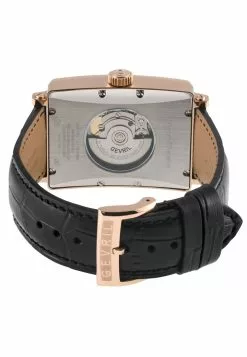 Gevril Men's Avenue of America's 15201-2 Swiss Automatic IP Rose Gold Black dial, Genuine Black Leather Band 6 Gevril Men's Avenue of America's 15201-2 Swiss Automatic IP Rose Gold Black dial, Genuine Black Leather Band -Gevril Sales Shop gevril 0274 9499436 3