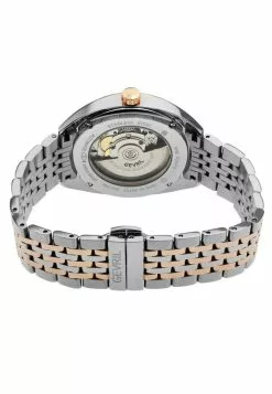 Gevril Five Points Men's 48700 Swiss Made Automatic Sellita SW200 Silver Dial Two Tone Stainless Steel Luminous Date Watch -Gevril Sales Shop gevril 0286 8299436 3