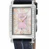 Gevril Women's Avenue of Americas Mini MOP Dial Leather Watch