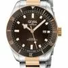 Gevril Men's Yorkville Brown Dial Two Tone Watch