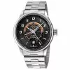 Gevril GV2 Men's Giromondo 42300B Swiss Quartz Brown Dial Stainless Steel Date Watch