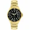 Gevril GV2 Men's Liguria 42227 Swiss Automatic Black Dial Yellow Gold Stainless Steel Date Watch