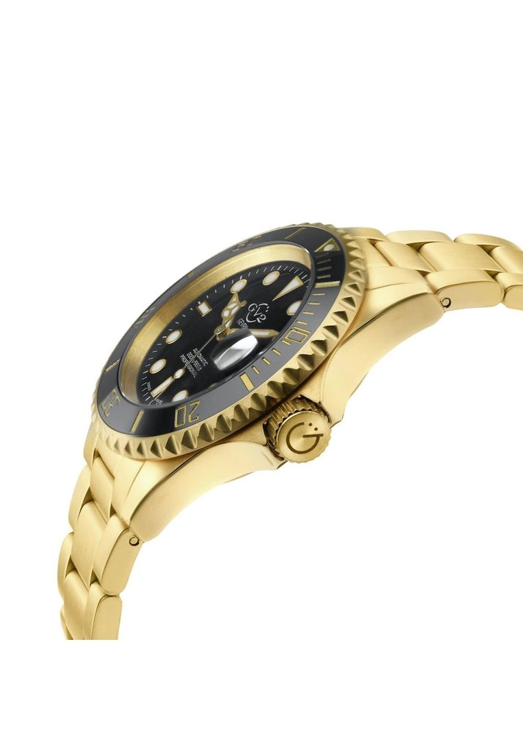 Gevril GV2 Men's Liguria 42227 Swiss Automatic Black Dial Yellow Gold Stainless Steel Date Watch 2 Gevril GV2 Men's Liguria 42227 Swiss Automatic Black Dial Yellow Gold Stainless Steel Date Watch - Image 2