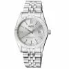 Gevril Men's Automatic West Village Silver Sunray Dial Stainless Steel Bracelet