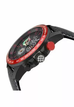 Gevril GV2 Men's Scuderia White Dial Black Leather Chronograph Date Watch -Gevril Sales Shop gevril 0301 6988436 2