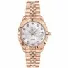 Gevril GV2 Naples 12403 Women's Swiss Quartz Stainless Steel Diamond Date Watch