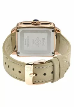 Gevril GV2 Bari White Enamel White MOP Dial Diamond Watch, Genuine Brown Leather Strap -Gevril Sales Shop gevril 0313 7402536 3