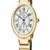 Gevril GV2 Rome Women's 12202B Swiss Quartz Diamond Yellow Gold Stainless Steel Watch