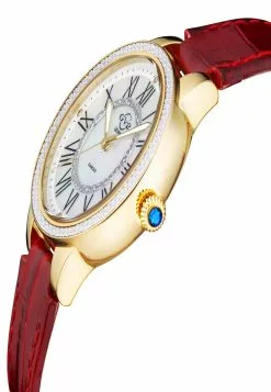Gevril GV2 Astor II Women's MOP Dial IPYG Red strap Watchh -Gevril Sales Shop gevril 0323 8938436 3
