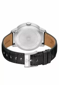 Gevril GV2 Rovescio Men's 56201 Swiss Quartz Day Date Genuine Black Leather Watch 5 Gevril GV2 Rovescio Men's 56201 Swiss Quartz Day Date Genuine Black Leather Watch -Gevril Sales Shop gevril 0325 3198436 3