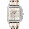 Gevril GV2 Padova Women's 12302B Silver Dial Two Tone Stainless Steel Diamond Watch