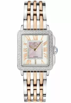 Gevril GV2 Padova Women's 12302B Silver Dial Two Tone Stainless Steel Diamond Watch