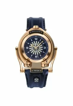 Gevril GV2 Triton Men's Blue Dial Calfskin Blue Leather Watch