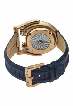 Gevril GV2 Triton Men's Blue Dial Calfskin Blue Leather Watch -Gevril Sales Shop gevril 0331 6798436 3