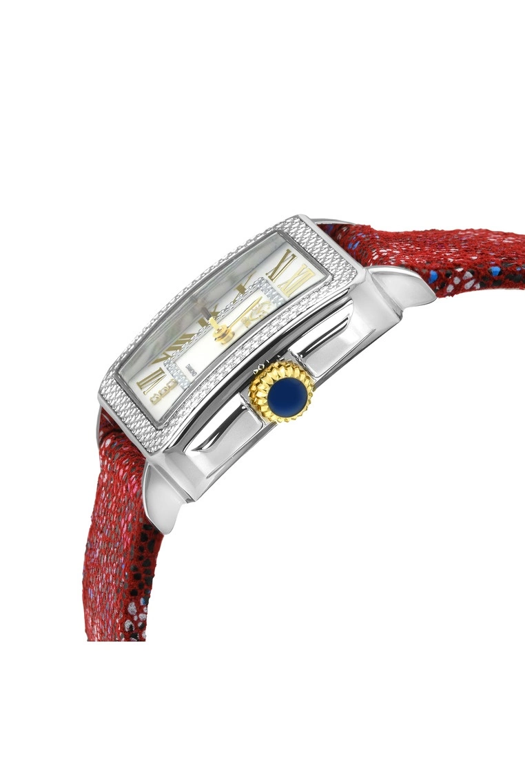 Gevril GV2 Padova Women's-Leather Red Strap 3 Gevril GV2 Padova Women's-Leather Red Strap - Image 3