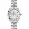 Gevril GV2 Naples 12405 Women's Swiss Quartz Stainless Steel Diamond Date Watch