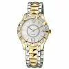 Gevril GV2 Venice Womens MOP Dial Two Tone Stainless Steel Watch..