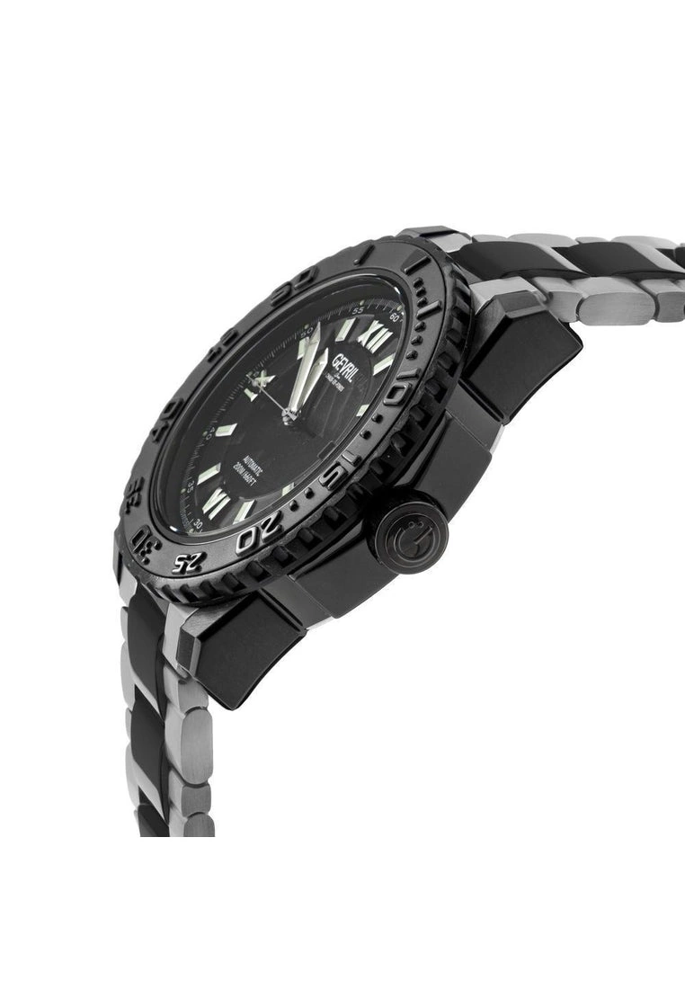 Gevril Men's Seacloud Black Dial Stainless Steel-Black PVD Watch 3 Gevril Men's Seacloud Black Dial Stainless Steel-Black PVD Watch - Image 3