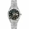 Gevril GV2 Naples 12407 Women's Swiss Quartz Stainless Steel Diamond Date Watch