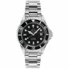 Gevril GV2 Men's Liguria 42247 Swiss Automatic Black Dial Stainless Steel Date Watch