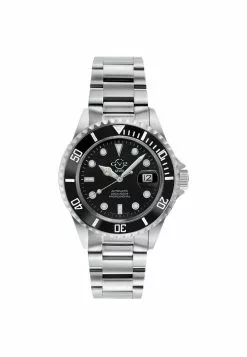 Gevril GV2 Men's Liguria 42247 Swiss Automatic Black Dial Stainless Steel Date Watch