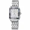Gevril GV2 Women's Bari Tortoise Mother of Pearl Dial Stainless Steel Bracelet Watch
