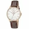 Gevril GV2 Rovescio Men's 56203 Swiss Quartz Day Date Genuine Brown Leather Watch