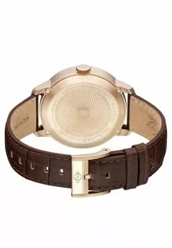 Gevril GV2 Rovescio Men's 56203 Swiss Quartz Day Date Genuine Brown Leather Watch -Gevril Sales Shop gevril 0348 7988436 3
