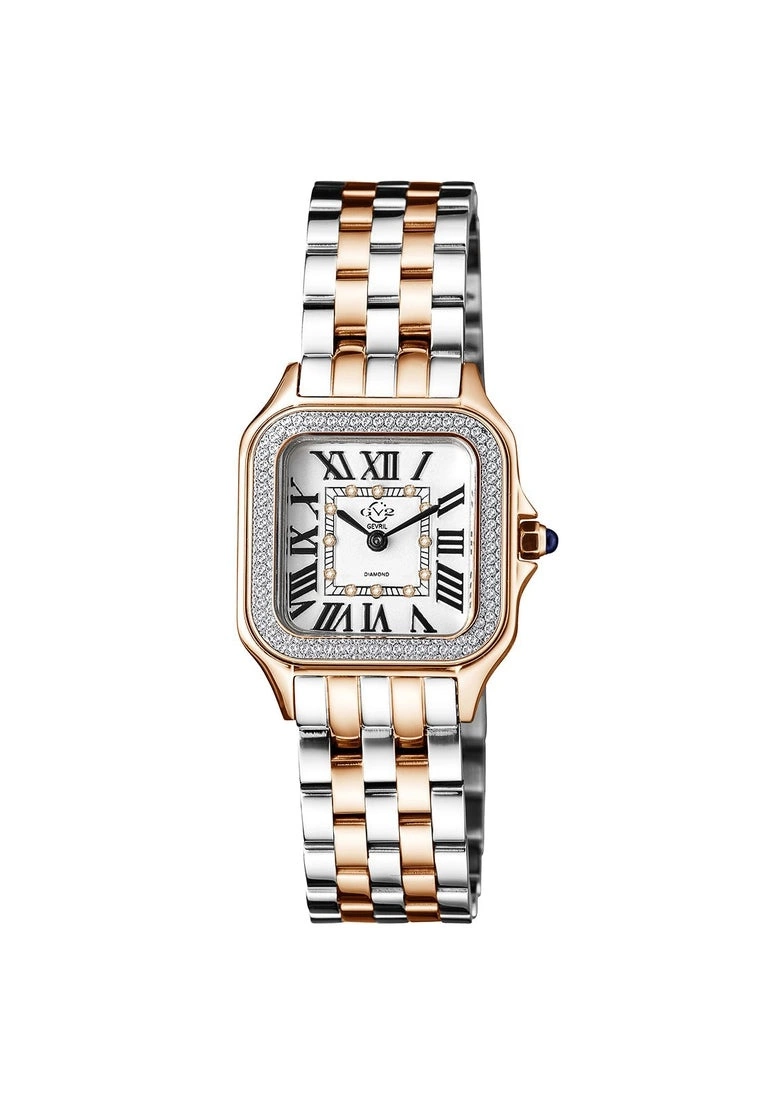 Gevril GV2 Milan Women's 12114B Swiss Quartz Two Tone Stainless Steel Diamond Watch 1 Gevril GV2 Milan Women's 12114B Swiss Quartz Two Tone Stainless Steel Diamond Watch