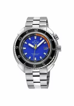 Gevril GV2 Squalo Men's 42401 Swiss Automatic Blue Dial Stainless Steel Luminous Date Watch