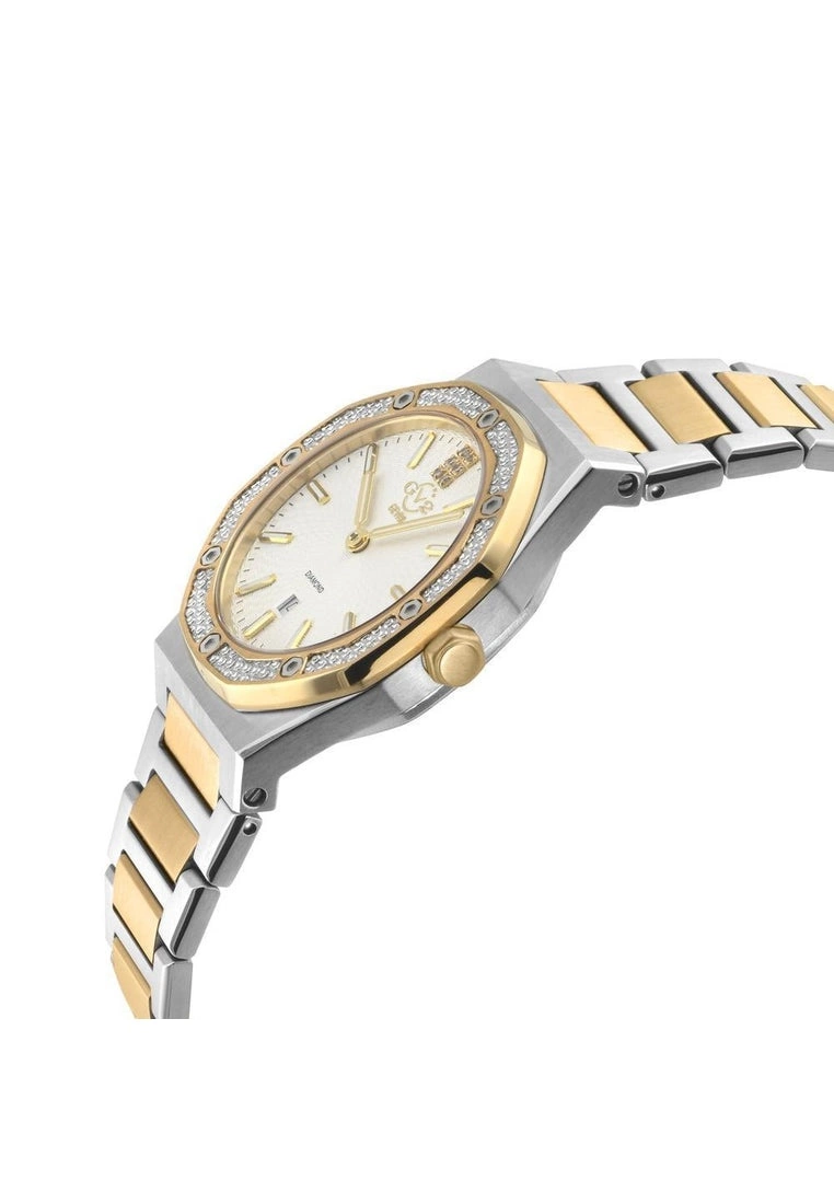 Gevril GV2 Palmanova Women's Silver Dial two tone yellow gold watch 2 Gevril GV2 Palmanova Women's Silver Dial two tone yellow gold watch - Image 2