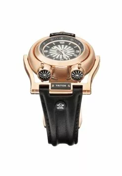 Gevril GV2 Triton Men's Black Dial Calfskin Black Leather Watch -Gevril Sales Shop gevril 0359 8998436 3