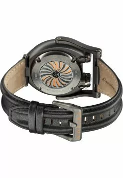 Gevril GV2 Triton Men's Silver Dial Calfskin Black Leather Watch -Gevril Sales Shop gevril 0362 6898436 3