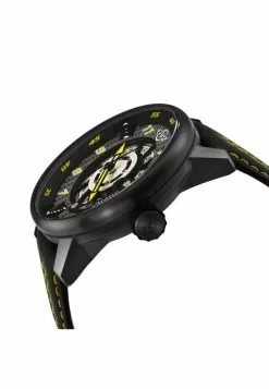 Gevril GV2 Motorcycle 1315 Swiss Automatic Mechanical Mens Black Leather Watch -Gevril Sales Shop gevril 0364 4298436 2