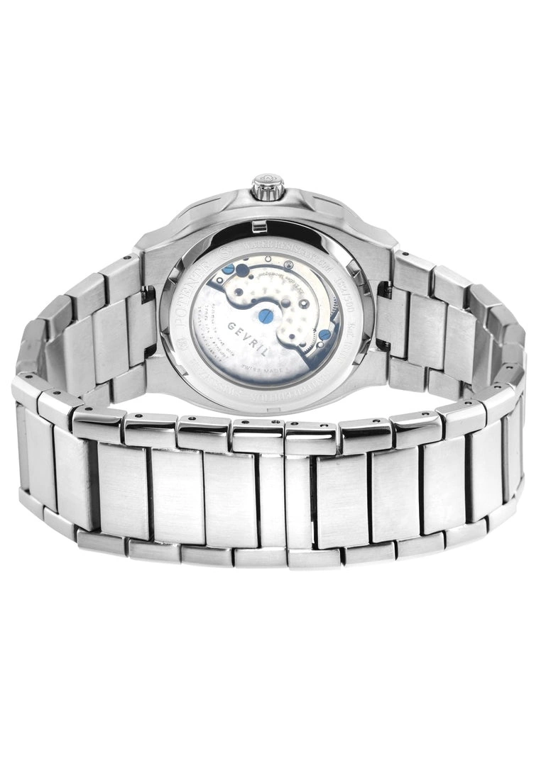 Gevril GV2 Automatic Men's Potente Black Dial Stainless Steel Bracelet Watch 3 Gevril GV2 Automatic Men's Potente Black Dial Stainless Steel Bracelet Watch - Image 3