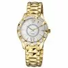 Gevril GV2 Venice Womens MOP IP Dial Yellow Gold Stainless Steel Watch..