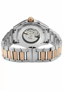 Gevril Men's Ascari Automatic Watch SS Case, Top ring in Black Forged Carbon, Stainless Steel IPRG Bracelet -Gevril Sales Shop gevril 0367 3258436 3