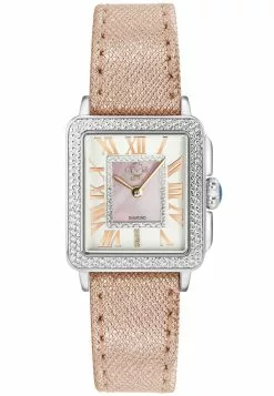 Gevril GV2 Padova 12302 Women's Swiss Quartz Pink Leather Diamond Watch