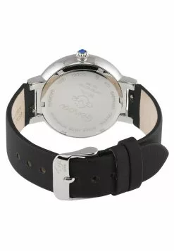 Gevril GV2 Women's Genoa Black MOP Dial, Stainless Steel Diamond Watch with Leather Strap 5 Gevril GV2 Women's Genoa Black MOP Dial, Stainless Steel Diamond Watch with Leather Strap -Gevril Sales Shop gevril 0372 0858436 3