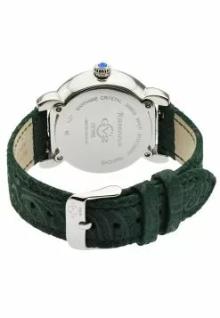 Gevril GV2 Ravenna Womens Mother of Pearl Dial Green Suede Embossed Strap Watch -Gevril Sales Shop gevril 0372 7658436 3