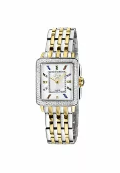 Gevril GV2 Womens Padova Gemstone multi color two tone- Gold Watch