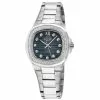 Gevril GV2 Potente Lady Black MOP dial, 316L Stainless Steel Diamond Watch