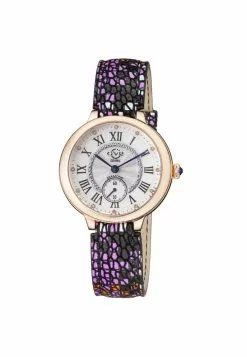 Gevril GV2 Rome Women's Silver Dial RG Watch