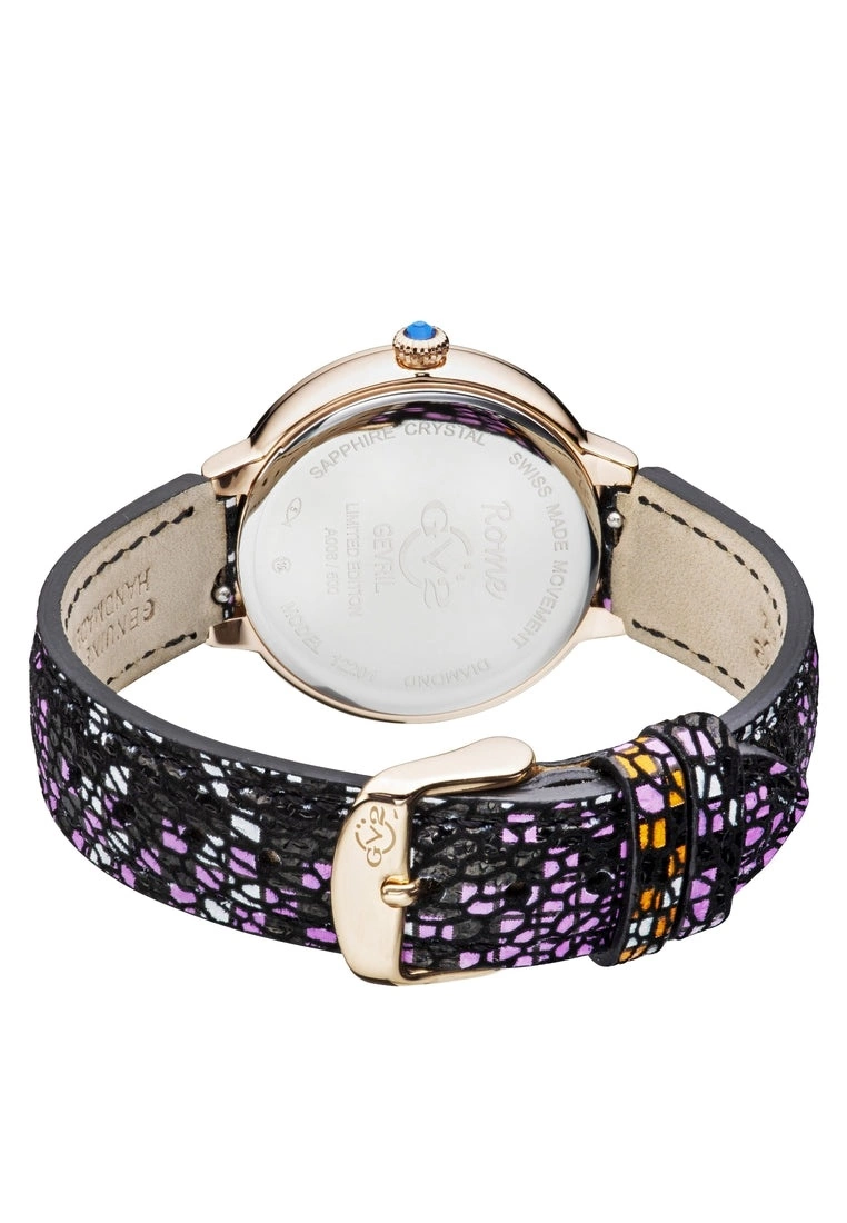 Gevril GV2 Rome Women's Silver Dial RG Watch 3 Gevril GV2 Rome Women's Silver Dial RG Watch - Image 3