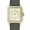 Gevril GV2 Padova 12303 Women's Swiss Quartz Black Leather Diamond Watch