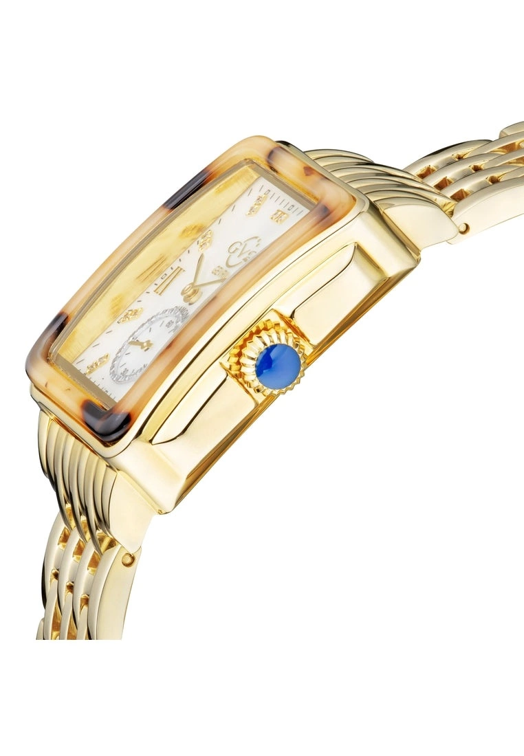 Gevril GV2 Women's Bari Tortoise Mother of Pearl Dial Two Tone SS/YG Bracelet Watch 2 Gevril GV2 Women's Bari Tortoise Mother of Pearl Dial Two Tone SS/YG Bracelet Watch - Image 2