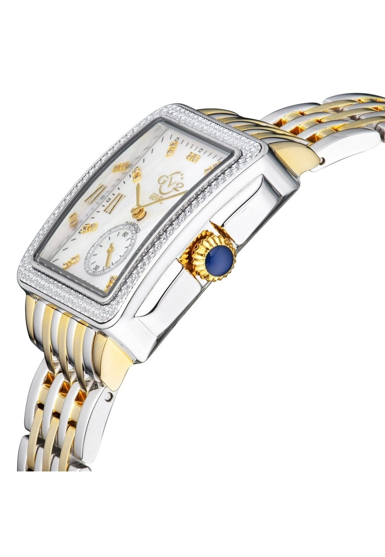 Gevril GV2 Women's Bari Mother of Pearl Dial Two Tone IP Gold/SS Bracelet Watch 2 Gevril GV2 Women's Bari Mother of Pearl Dial Two Tone IP Gold/SS Bracelet Watch - Image 2
