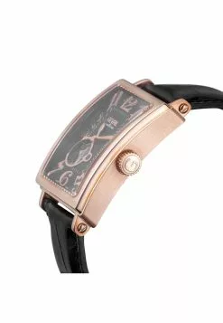Gevril Men's Avenue of Americas Intravedere Black Dial Calfskin Leather Watch -Gevril Sales Shop gevril 0395 1758436 2